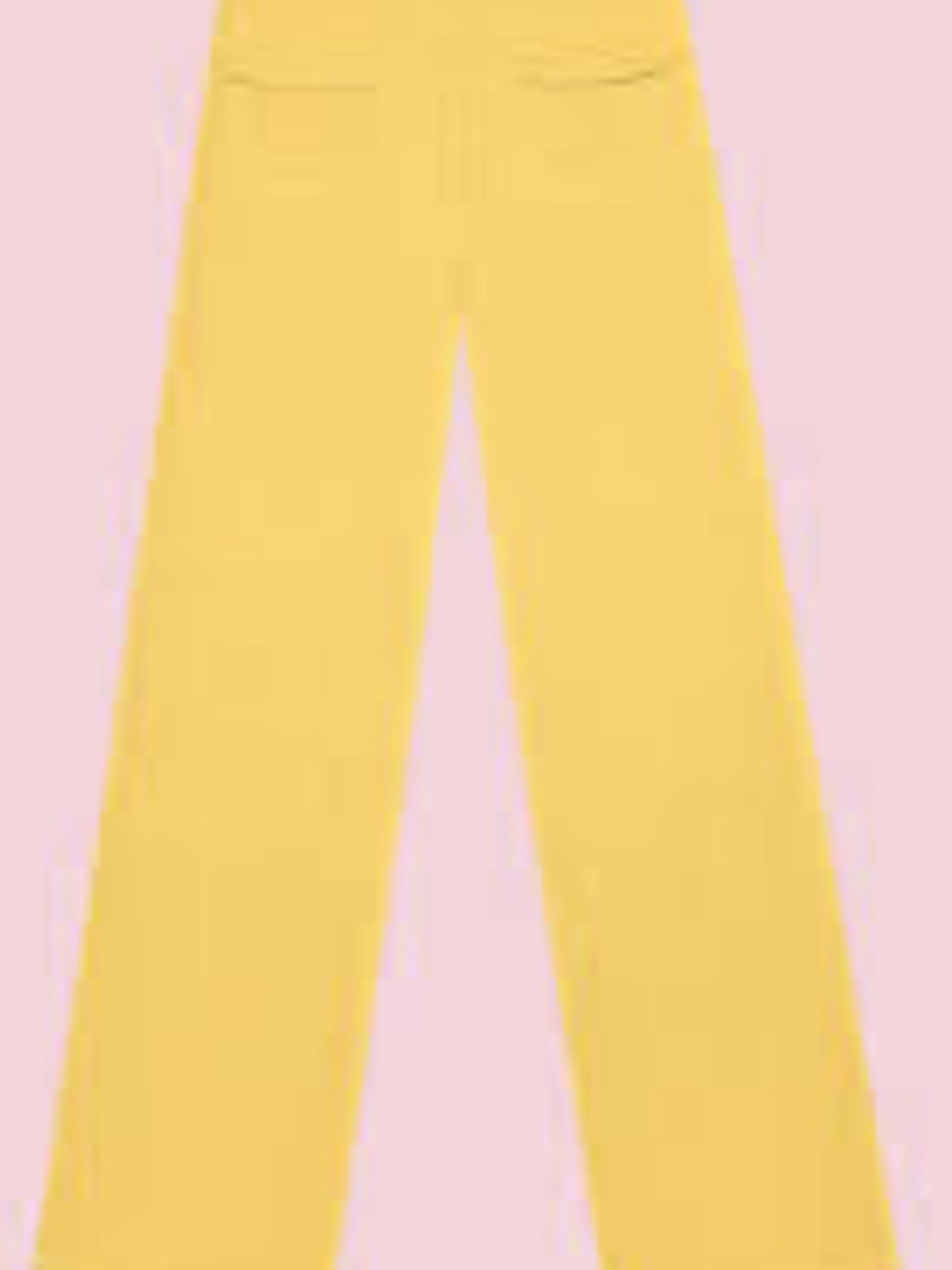 Women’s Yellow Wide-Leg Jeans